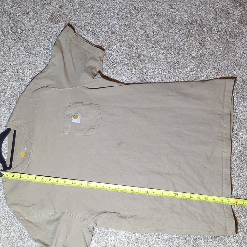 Carhartt Men's Short Sleeve Brown Tee - Picture 6 of 9